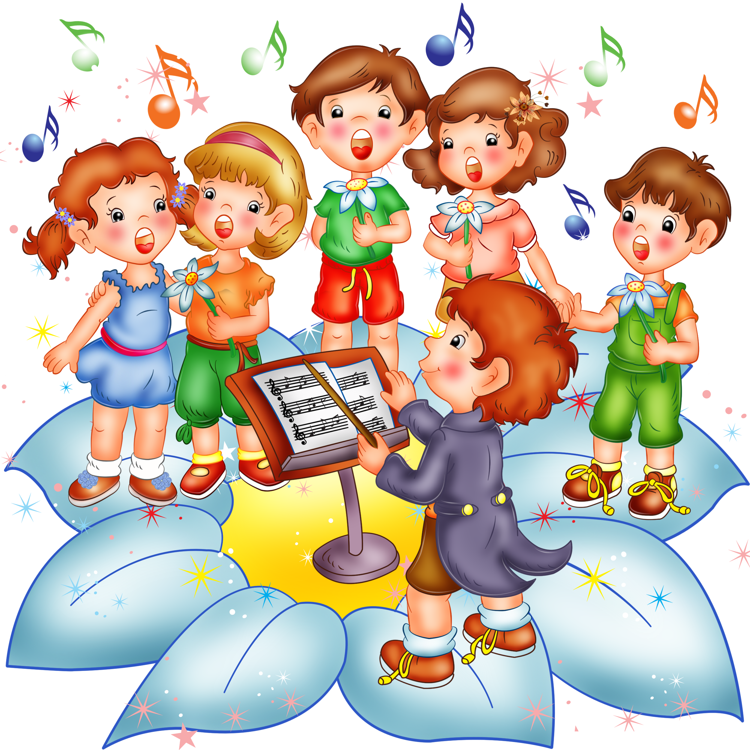 Детский хор,дети поют